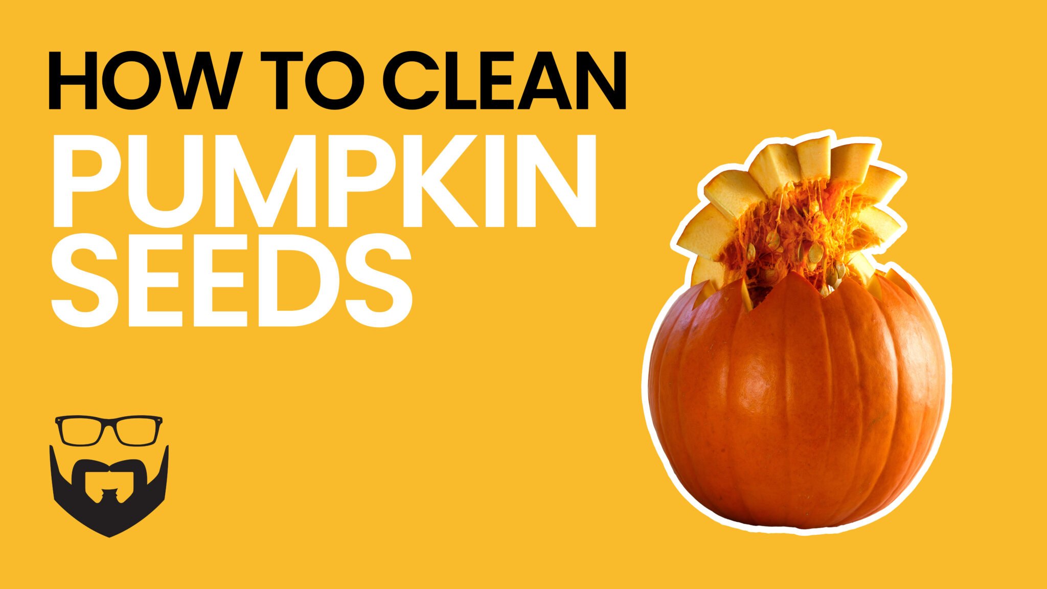 How to Clean Pumpkin Seeds Video - Yellow