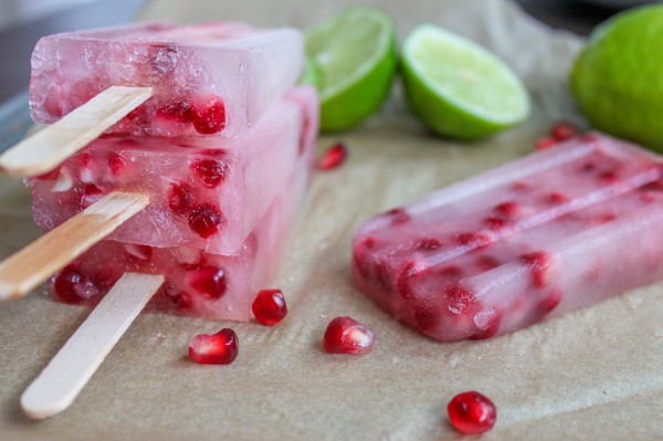 Pomegranate Limeade Popsicle Recipe