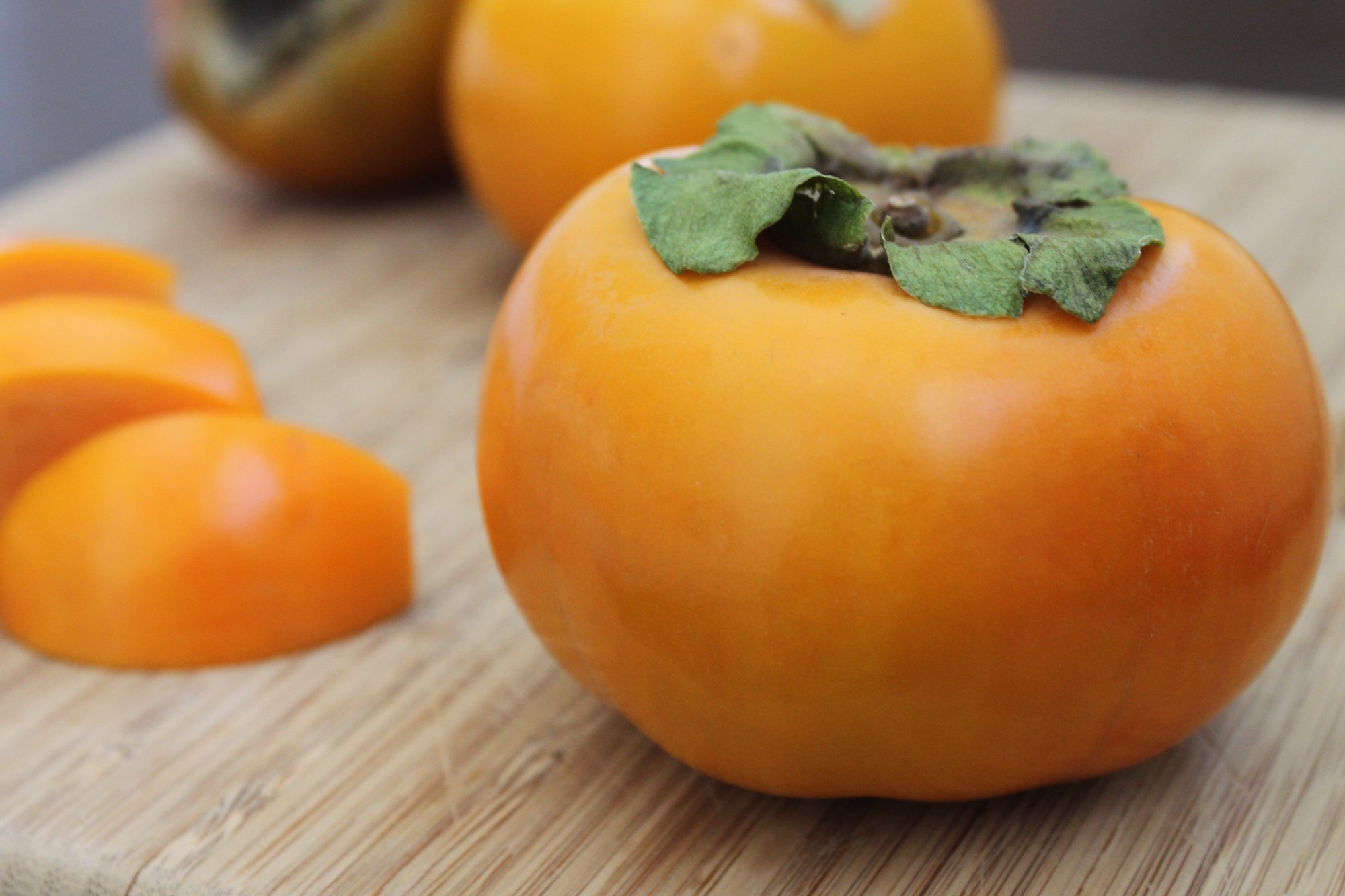 Roasted Persimmon & Brie Salad