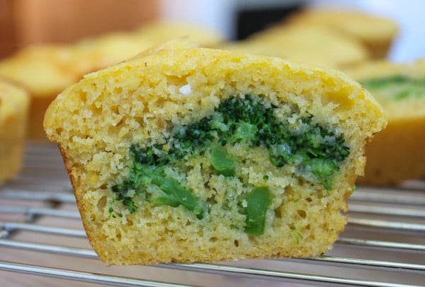 Broccoli & Gouda Stuffed Cornbread Main