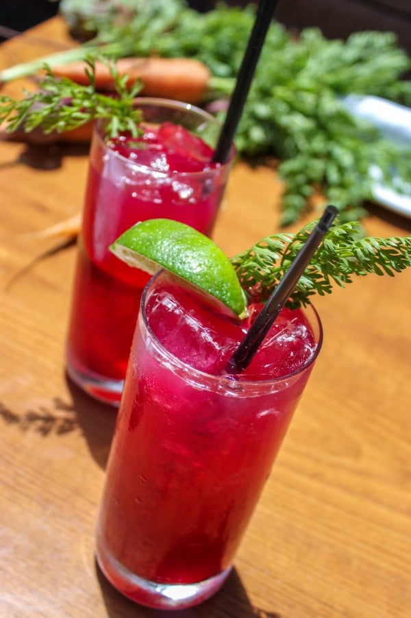 Beet Carrot Tequila Cocktail