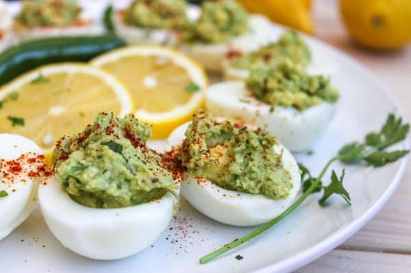 Guacamole Deviled Eggs