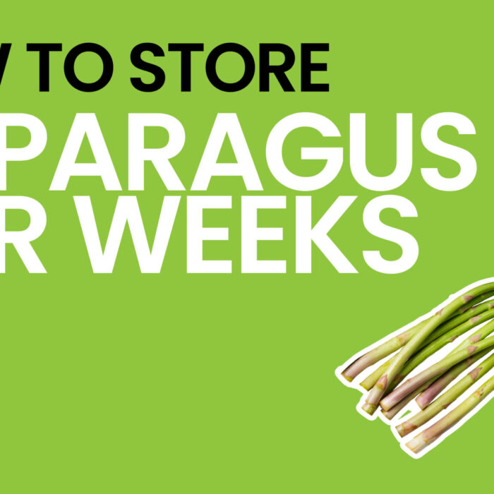 How To Store Asparagus For Weeks Video - Green