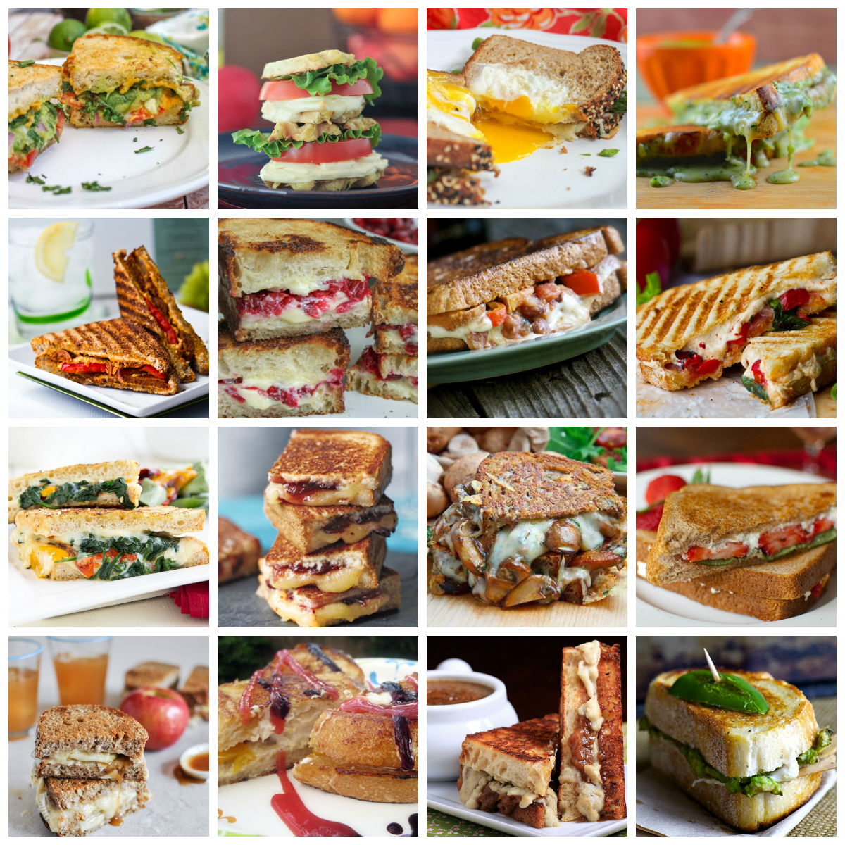 18 Vegetarian Grilled Cheese Sandwiches