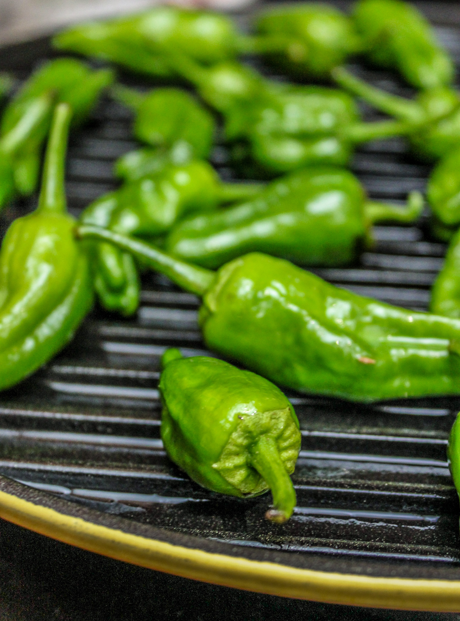 Grilled Peppers with Lime & Salt