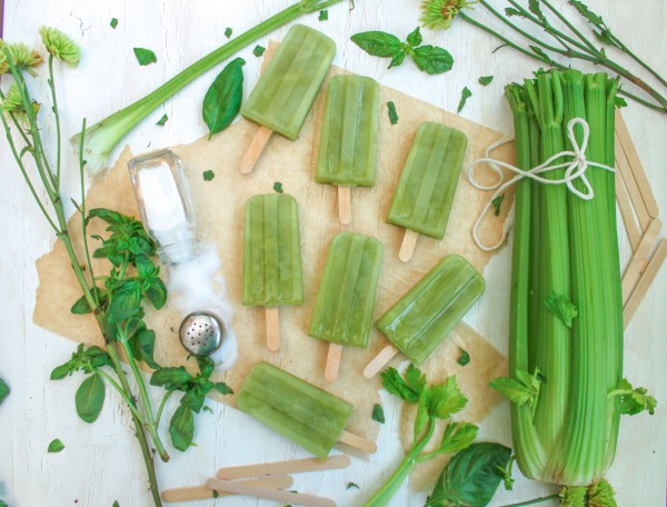 Salt Celery Popsicles