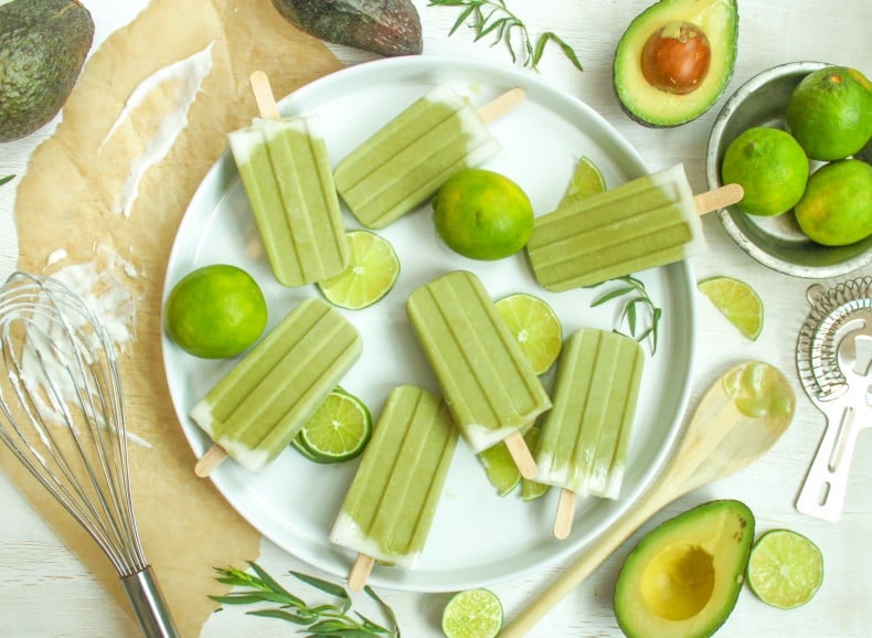 Tropical Avocado Popsicle