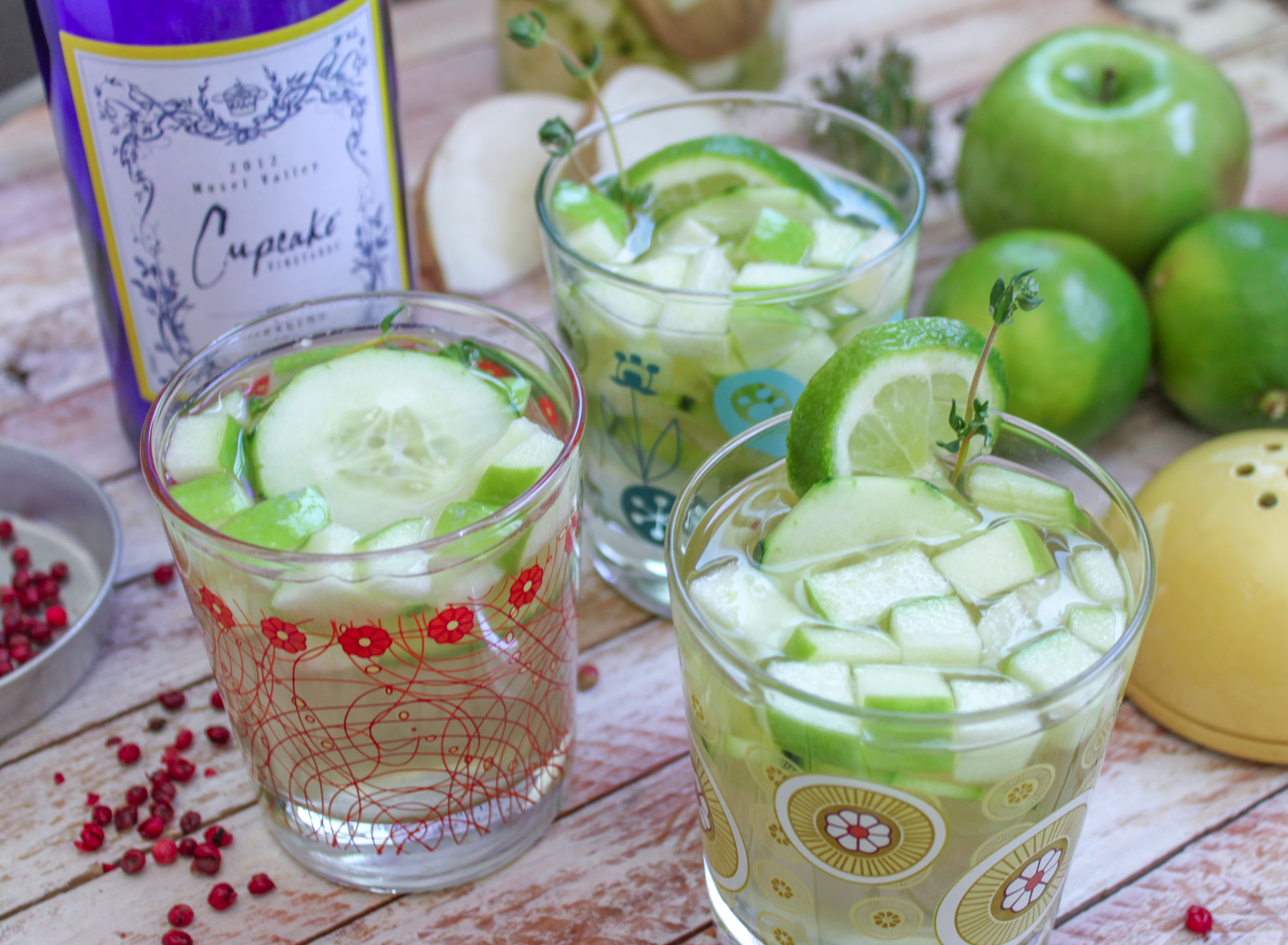 Cucumber & Thyme Sangria
