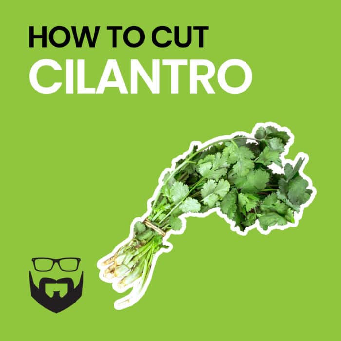 How to Cut Cilantro Square - Green
