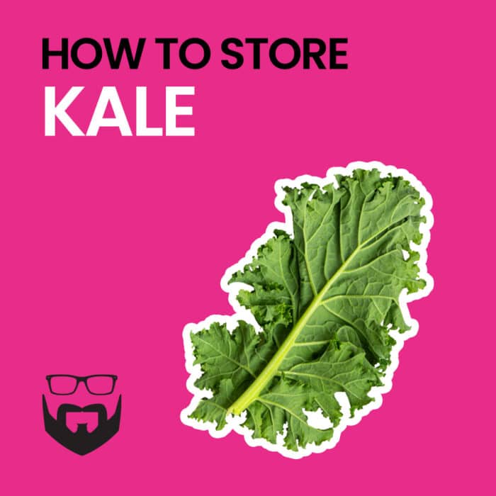 How to Store Kale Square - Pink