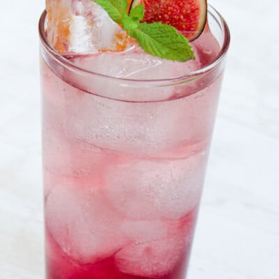 Fig Vodka Soda Cocktail