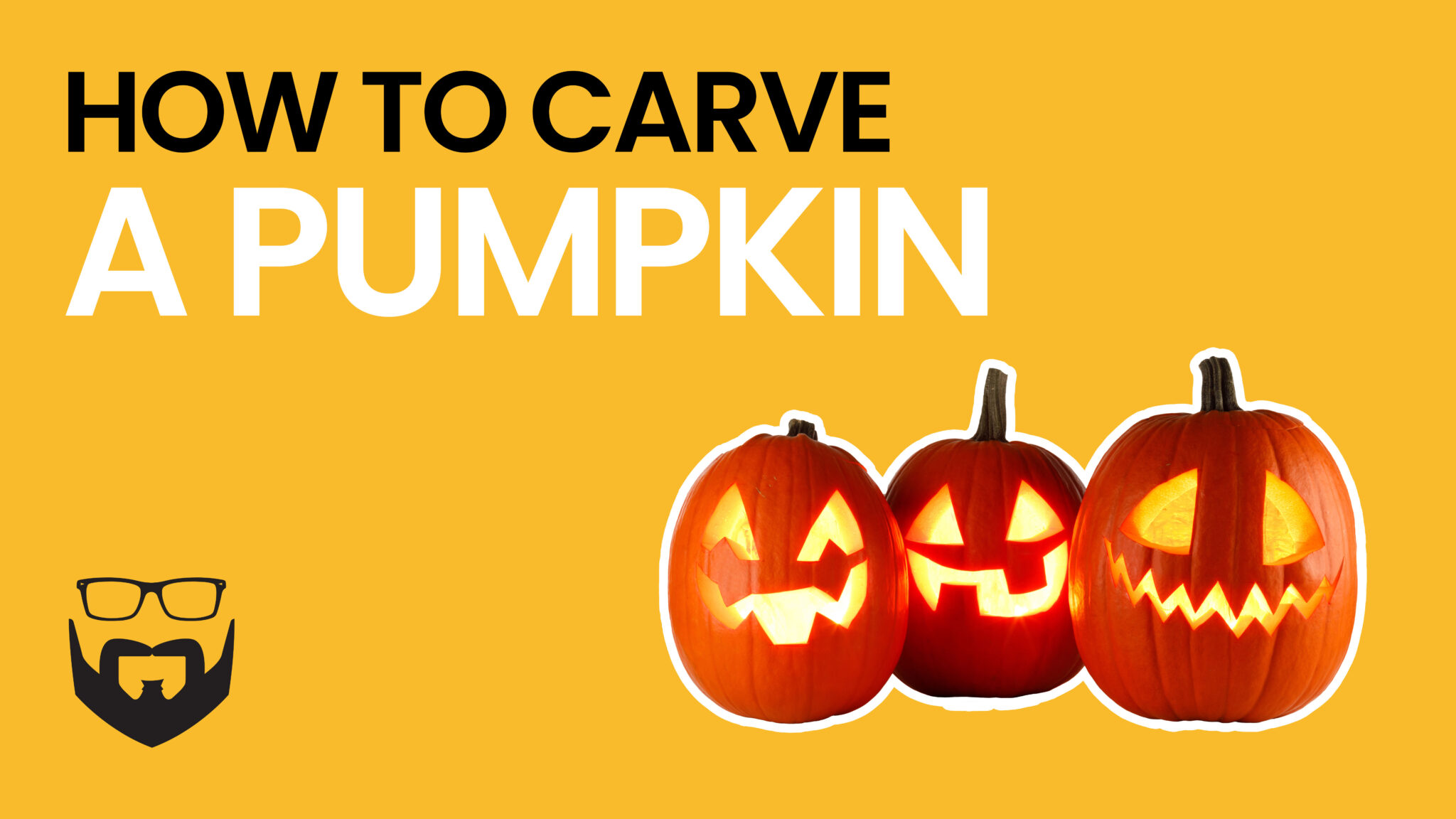 How to Carve a Pumpkin Video - Yellow