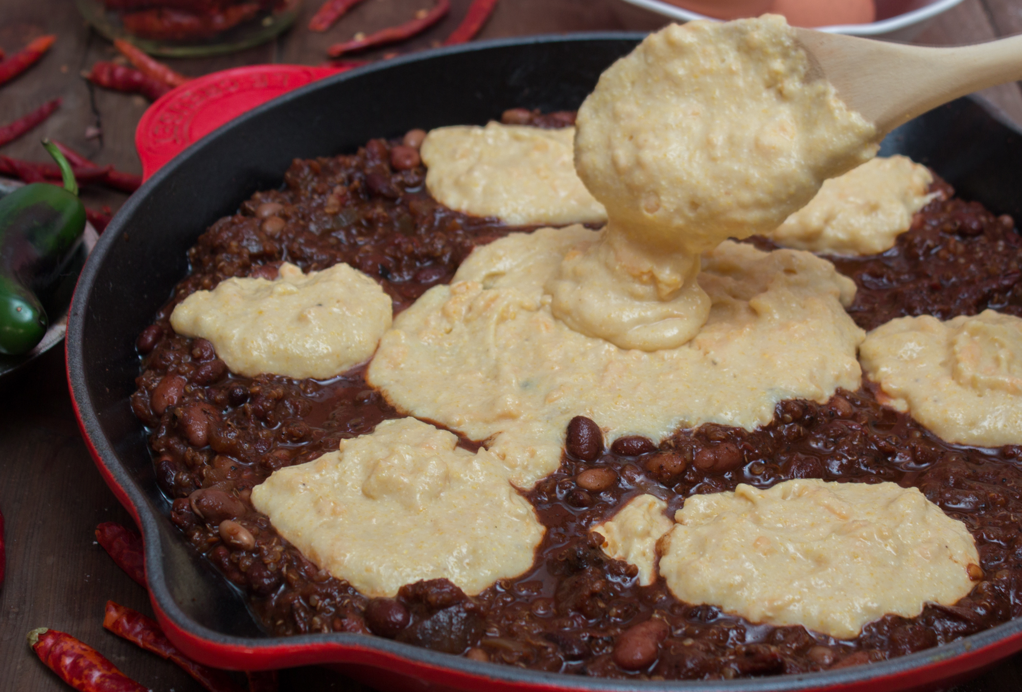 Skillet Cornbread & Chili