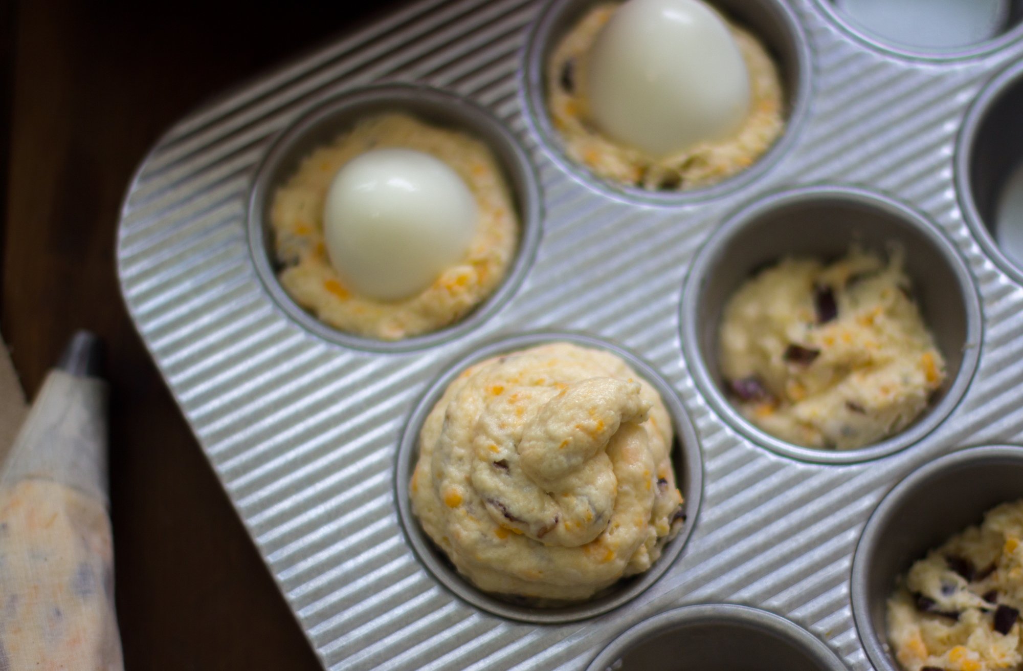 Egg Baked Inside a Muffin