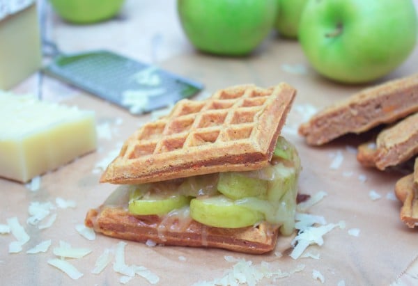 Gruyere Caramelized Apple Waffle Sandwich-2