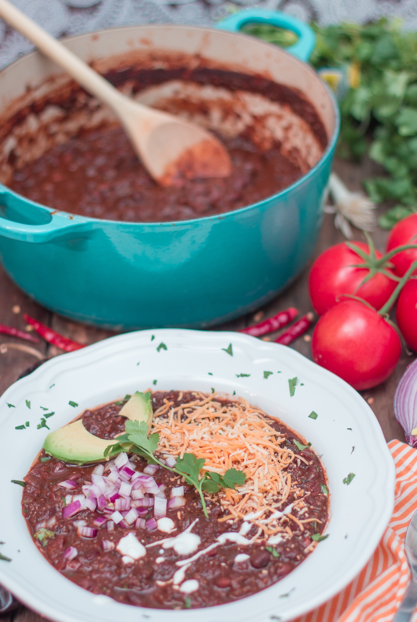 Quinoa & Coffee Chili