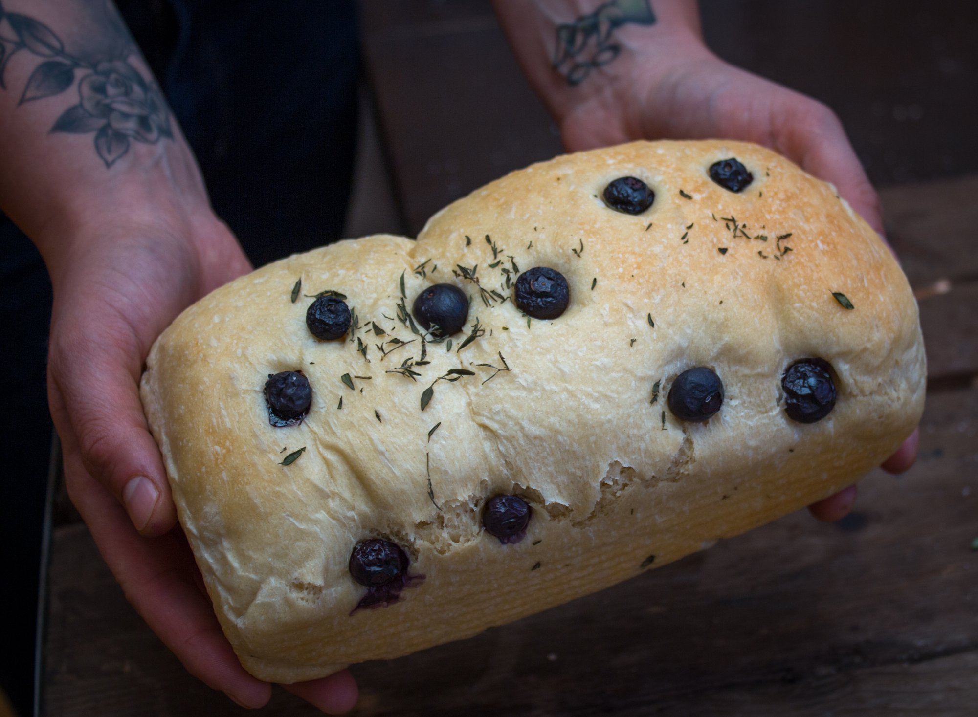 Blueberry Thyme Bread