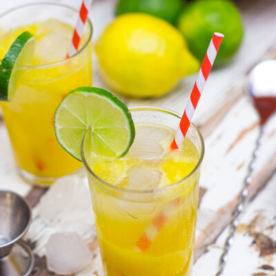 Boozy Mango Lemonade