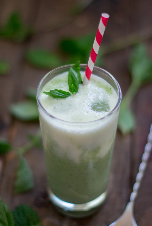 sweet basil lassi