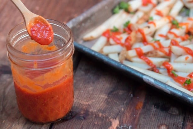 Peach Sriracha Ketchup