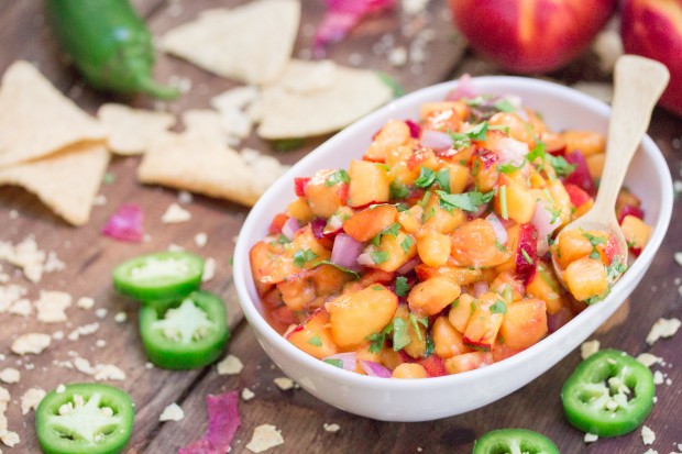 Spicy Peach Salsa