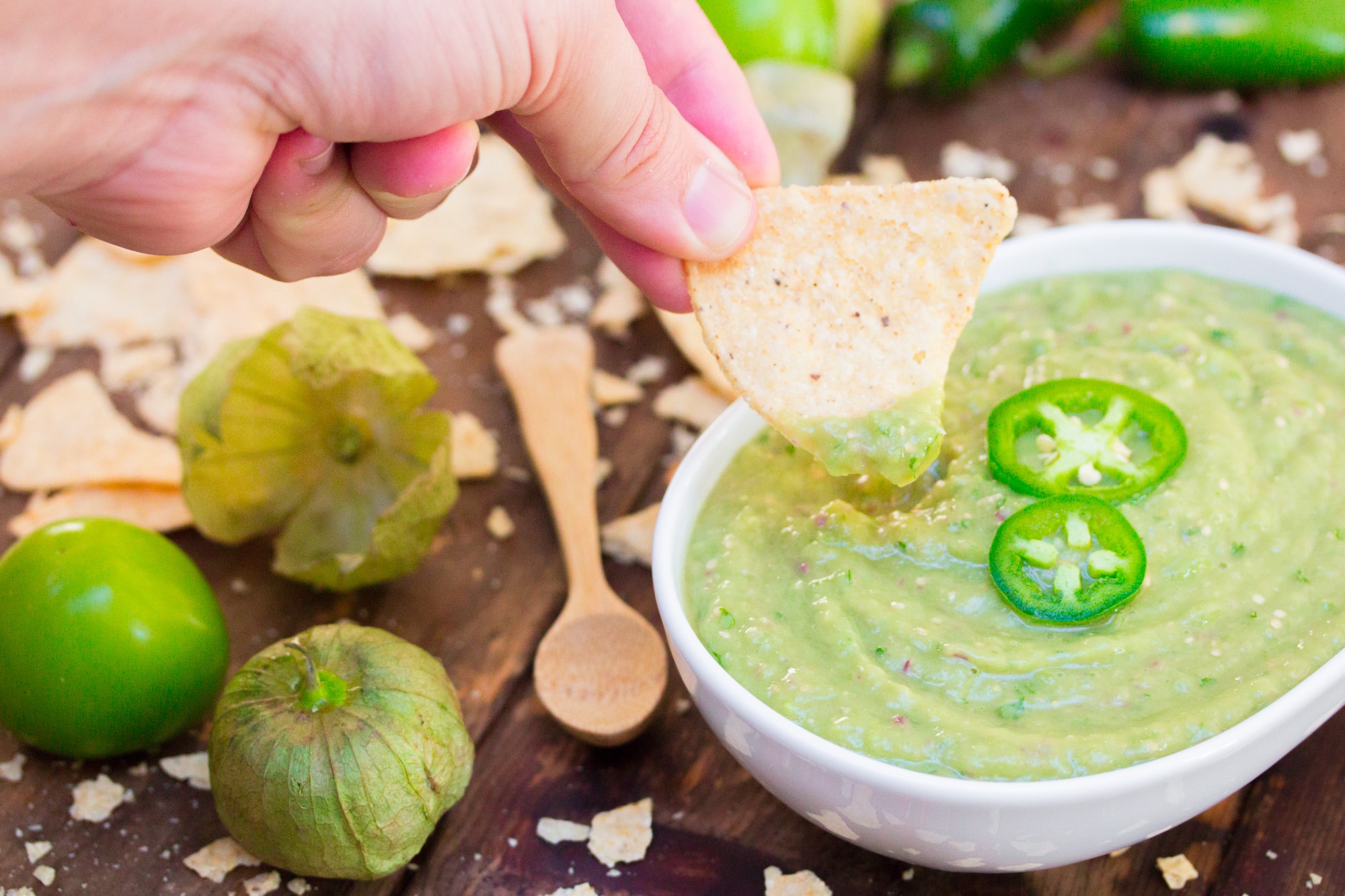 Avocado & Tomatillo Salsa Verde