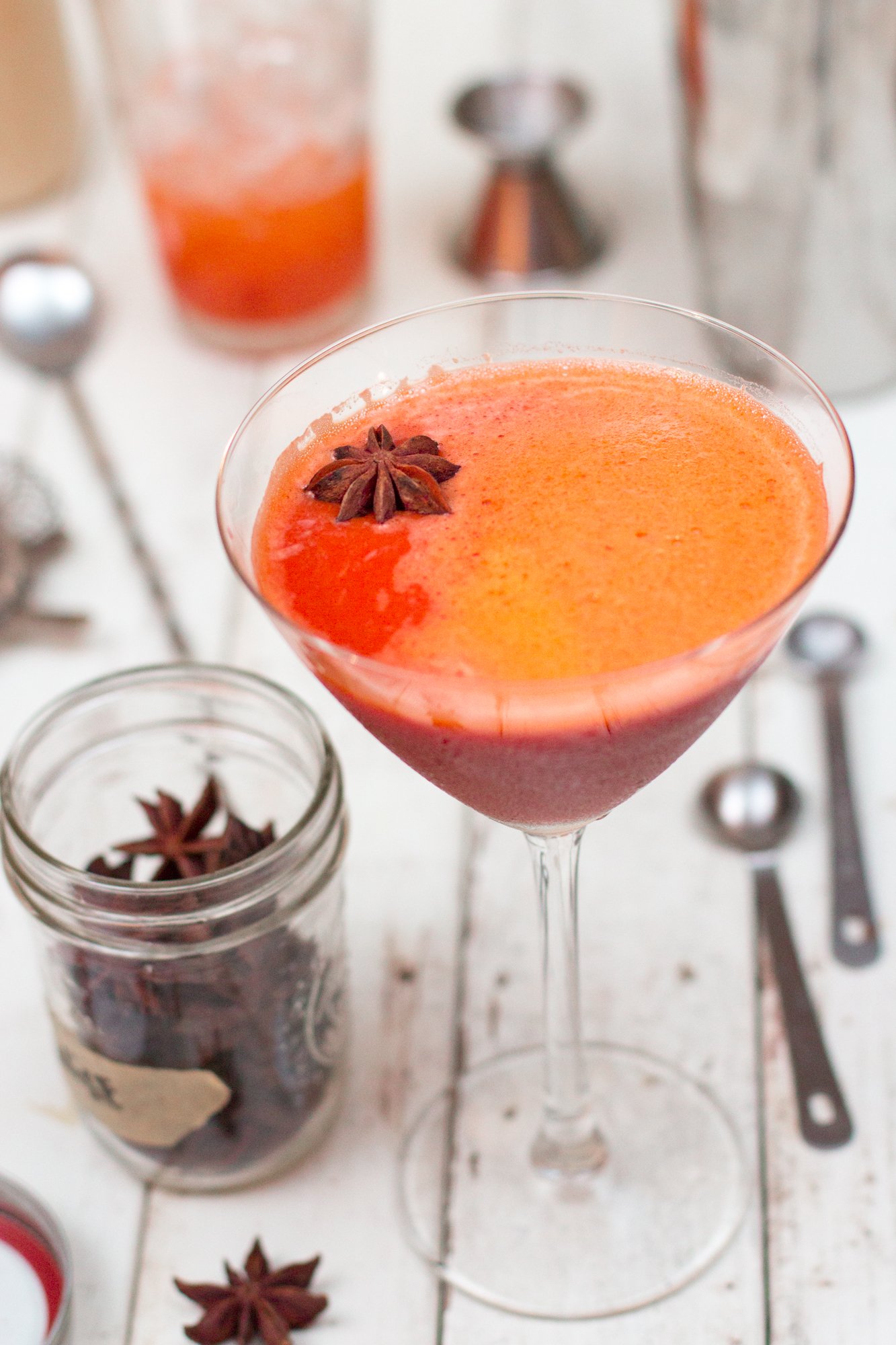 Thai Tea White Chocolate Martini