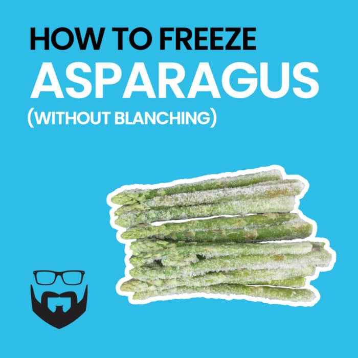 How to Freeze Asparagus (without blanching) Square - Blue
