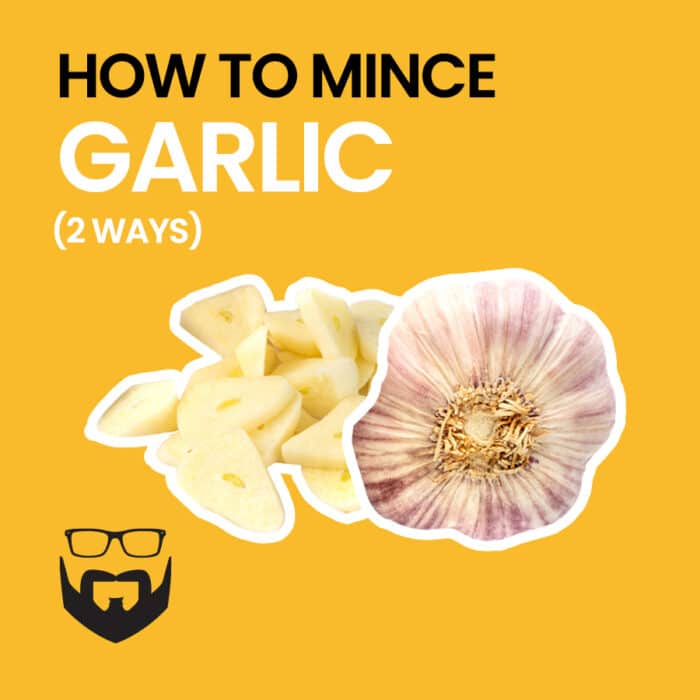 How to Mince Garlic Square - Yellow