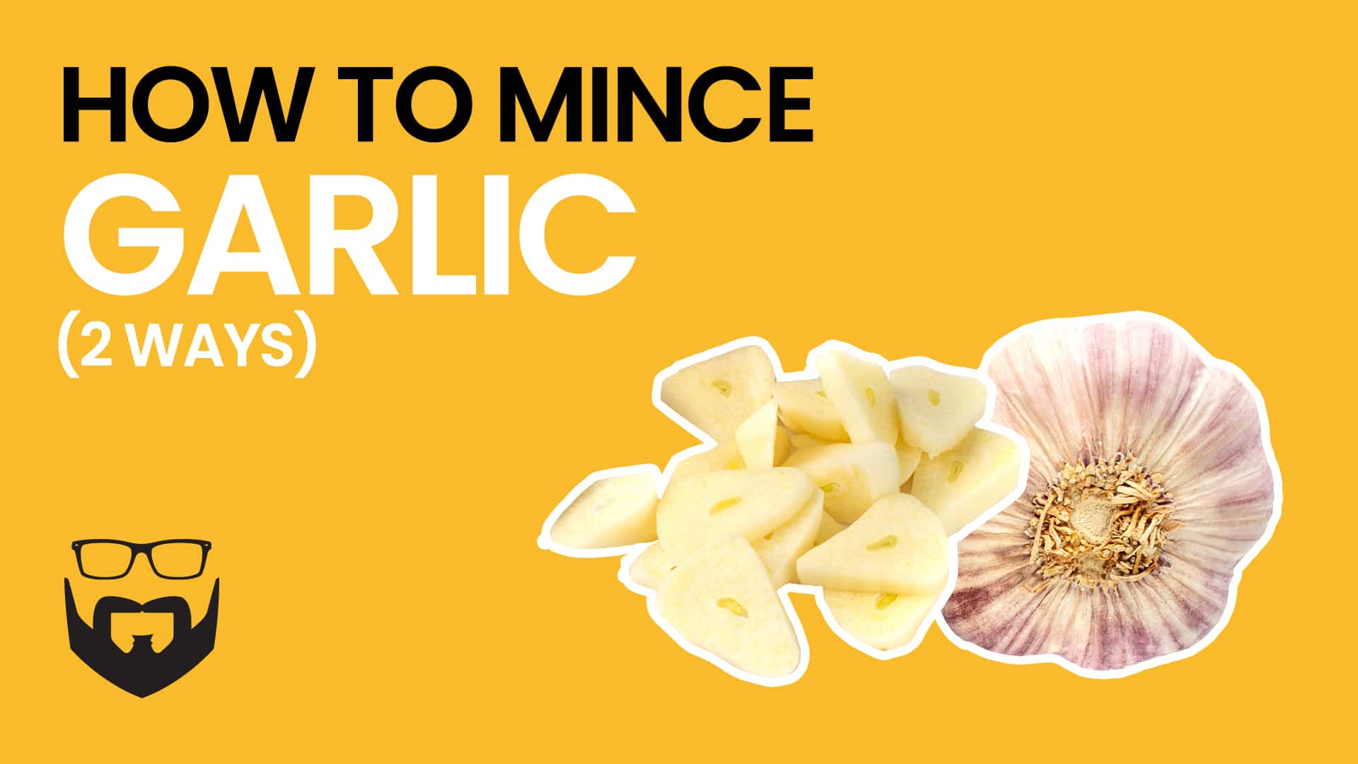 How to Mince Garlic Video - Yellow