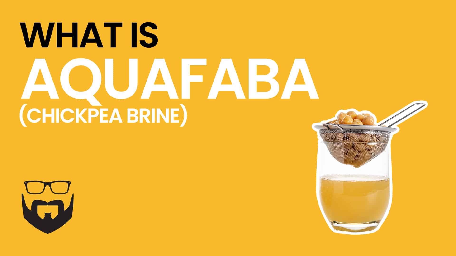 What is Aquafaba Video -Yellow
