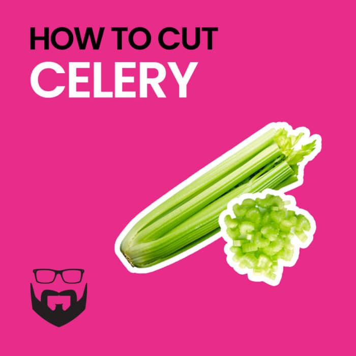 How to Cut Celery Square - Pink