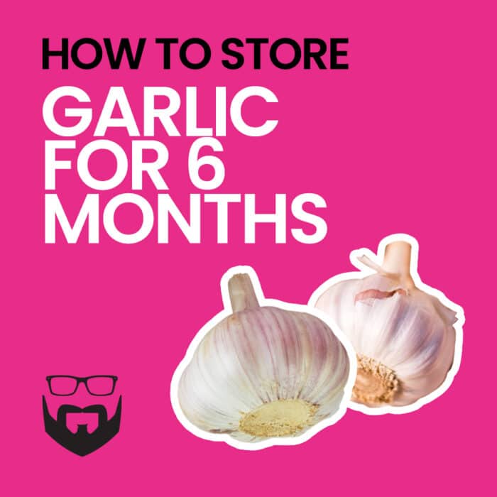 How to Store Fresh Garlic for 6 Months Square - Pink