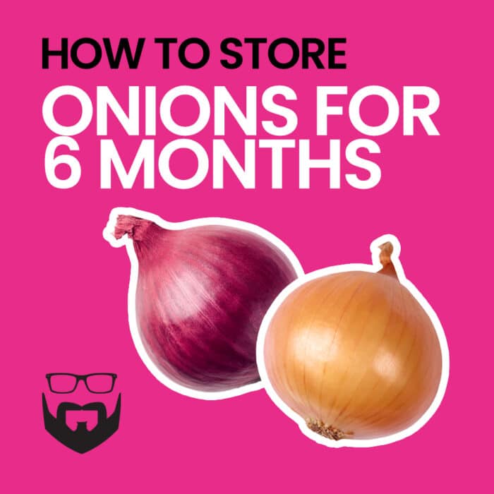How to Store Onions for 6 Months Square - Pink