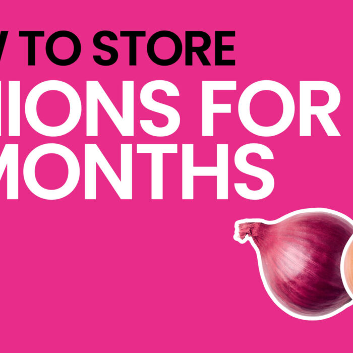 How to Store Onions for 6 Months Video - Pink