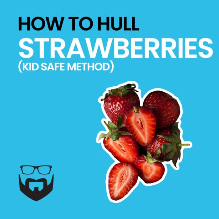 How to Hull Strawberries Square - Blue