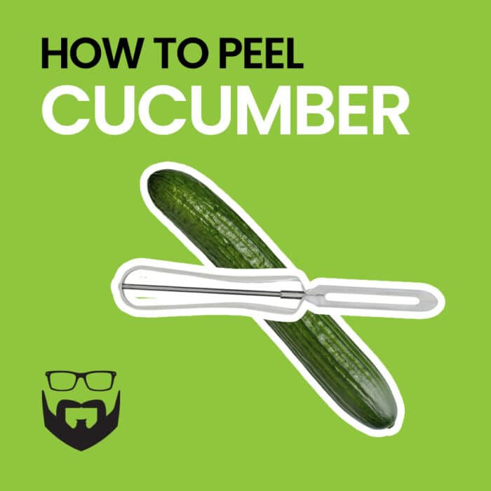 How to Peel Cucumber Square - Green