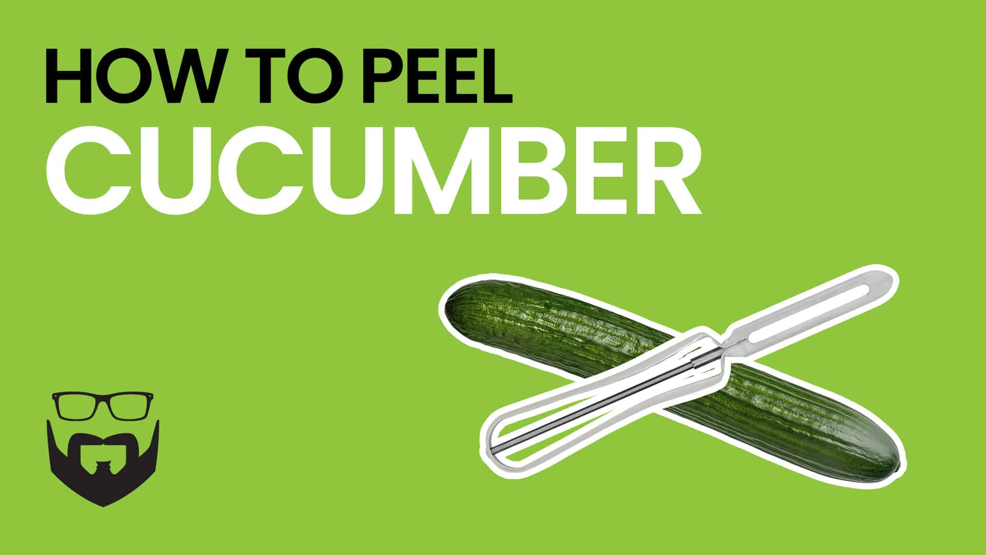 How to Peel Cucumber Video - Green