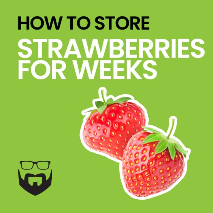 How to Store Strawberris for Weeks Square - Green