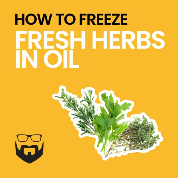How to Freeze Fresh Herbs in Oil Square - Yellow