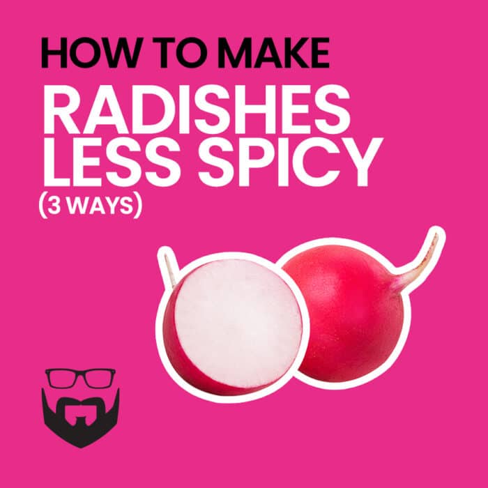 How to Make Radishes Less Spicy (3 ways) Square - Pink