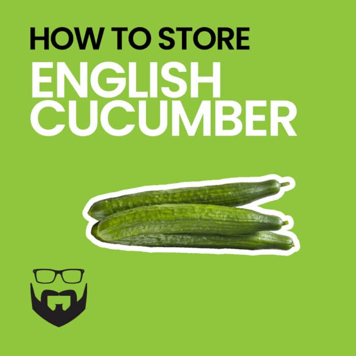 How to Store English Cucumbers Square - Green