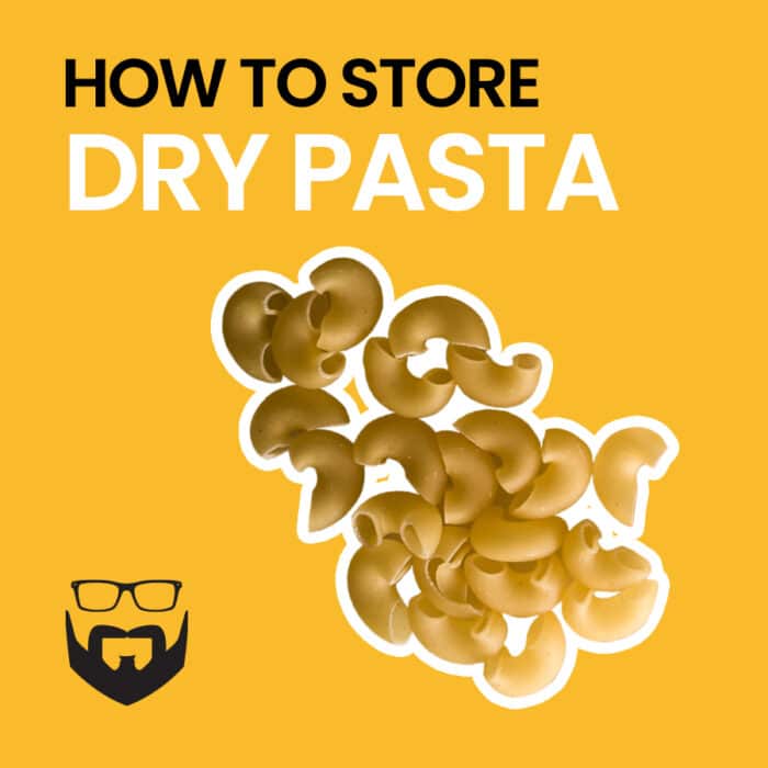 How to Store Dry Pasta Square - Yellow