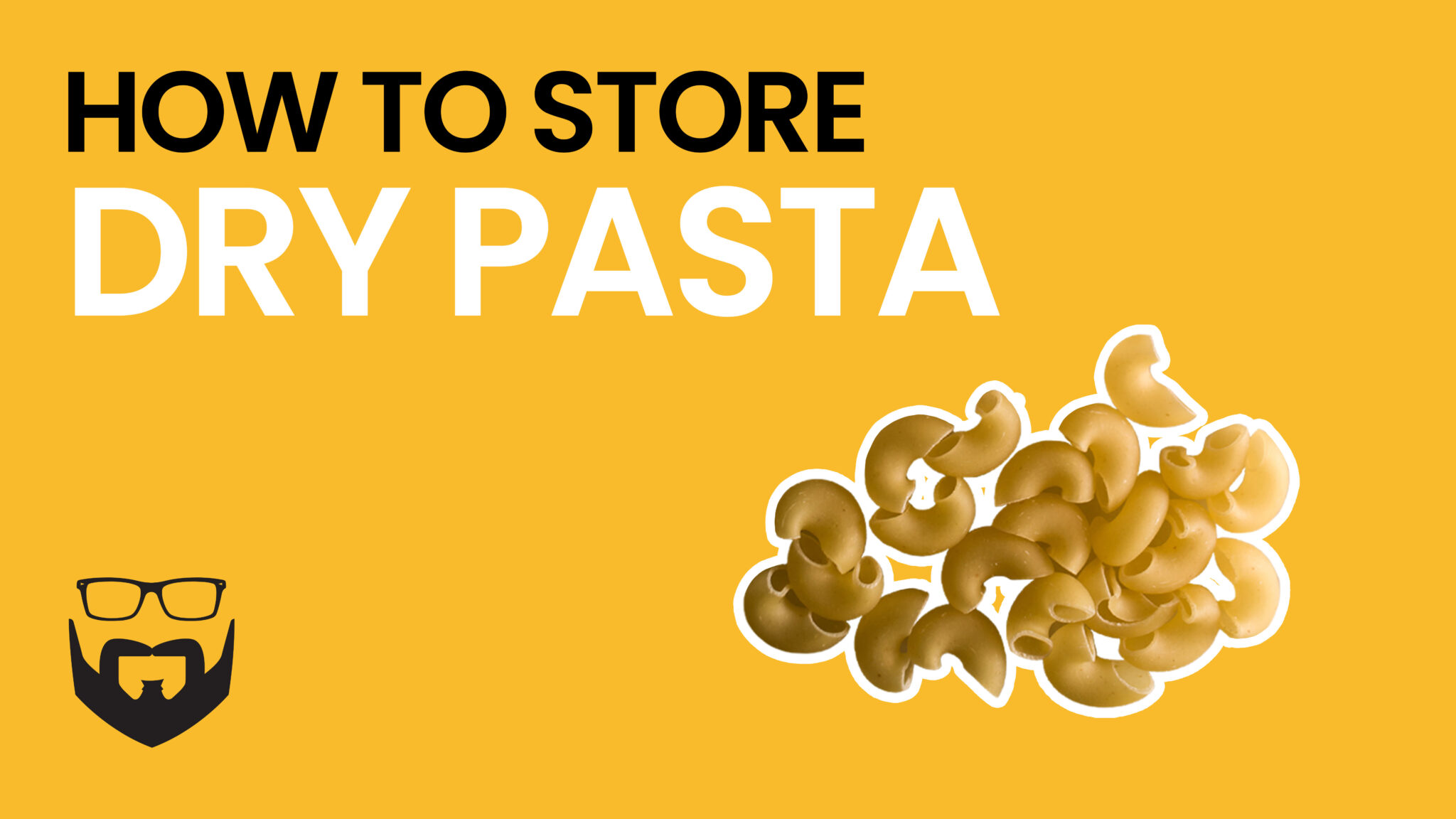 How to Store Dry Pasta Video - Yellow