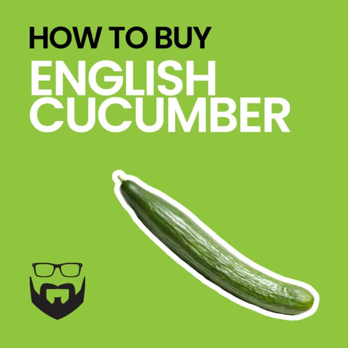 How to Buy English Cucumbers Square - Green