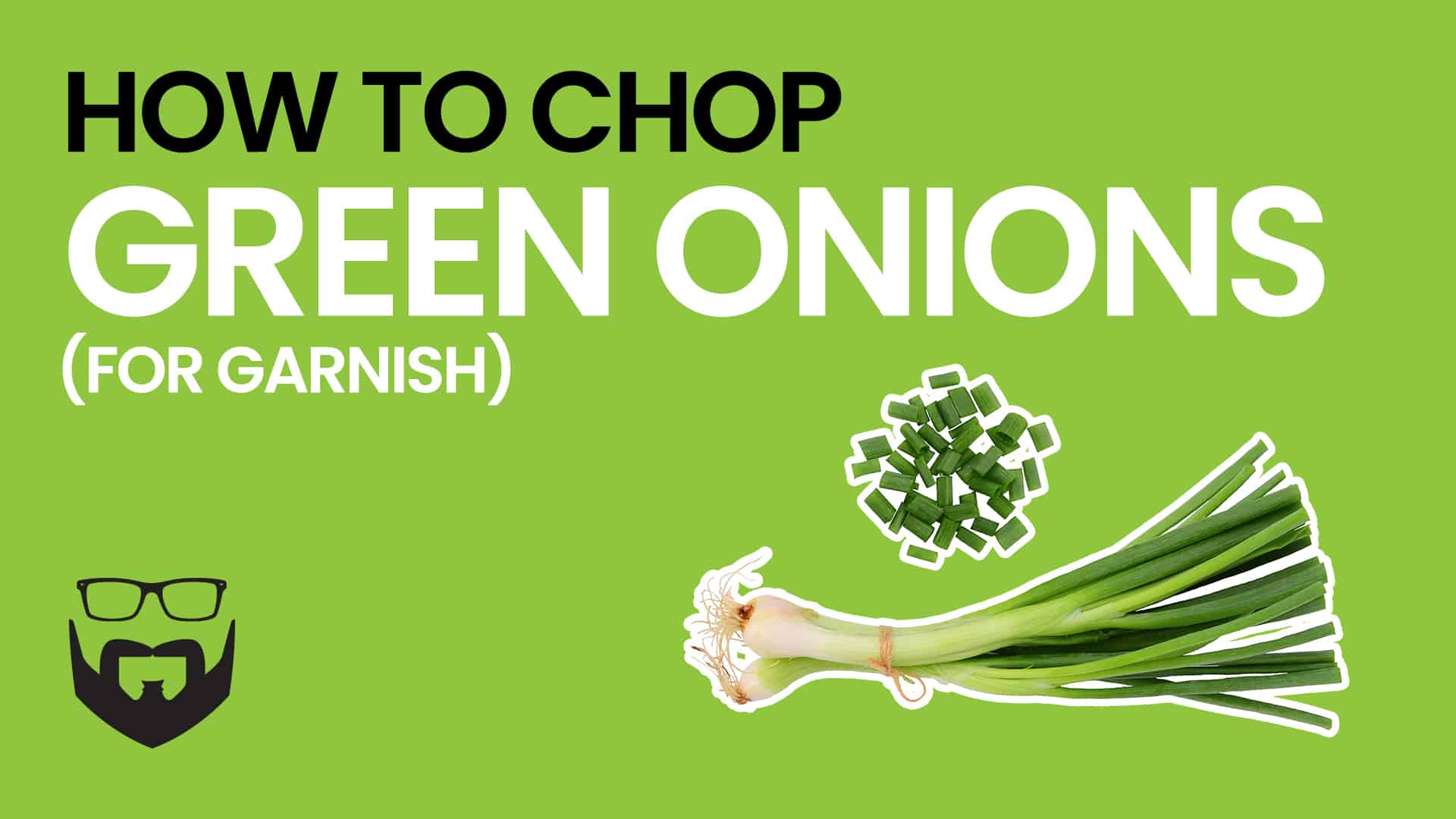How to Chop Green Onions for Garnish Video - Green