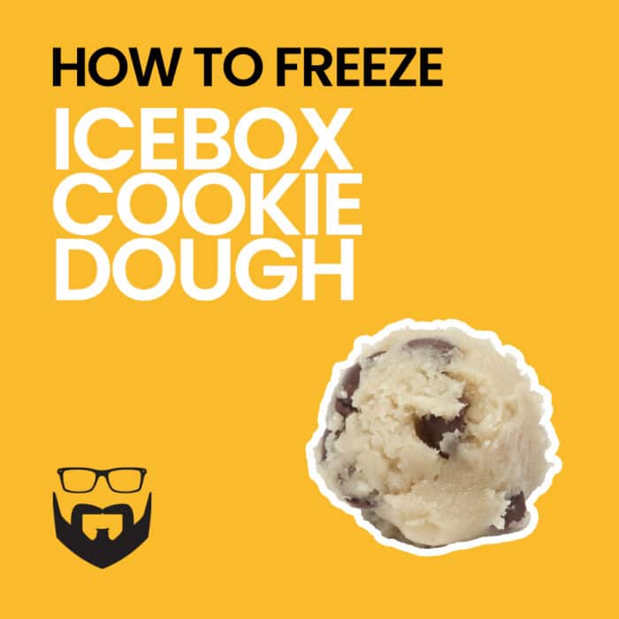 How to Freeze Icebox Cookie Dough Square - Yellow