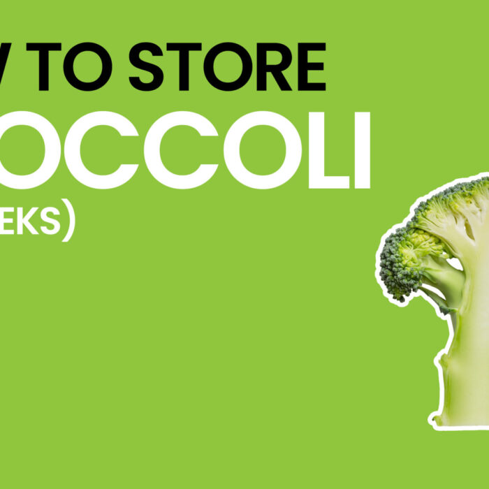 How to Store Broccoli for Weeks Video - Green