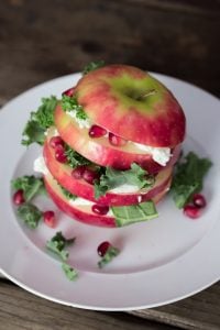 Apple Kale Pomegranate Salad 1 2