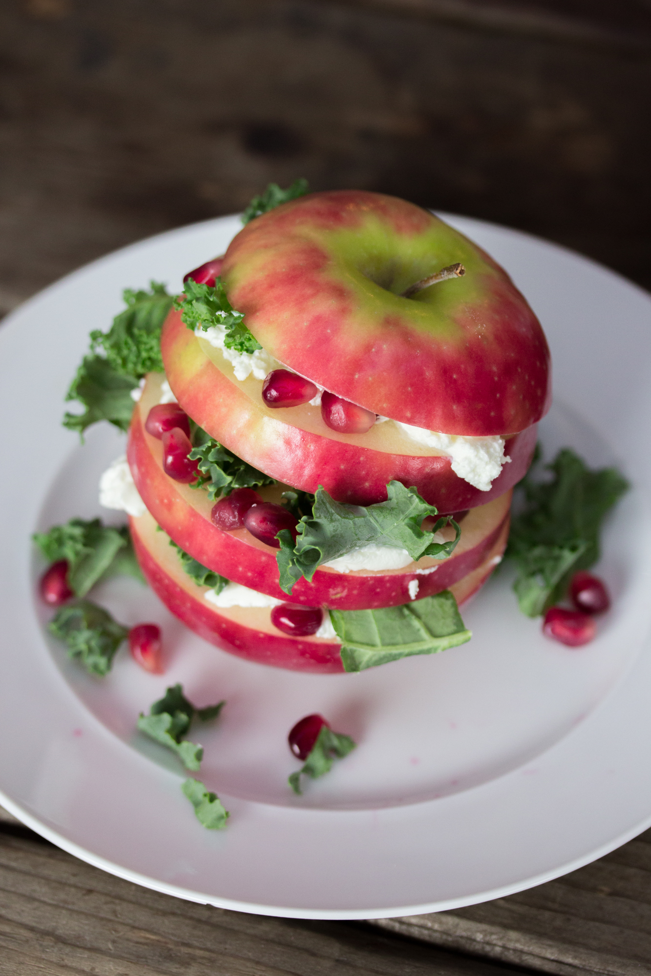Apple, Kale & Pomegranate Salad Jerry James Stone